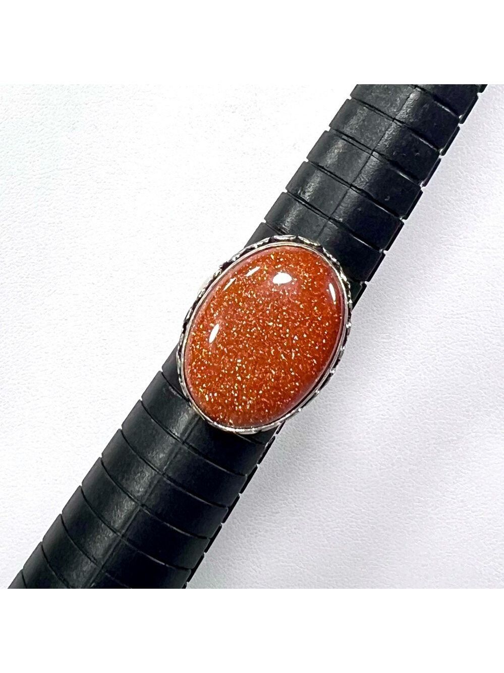 Goldstone 925 Ring size 7.25